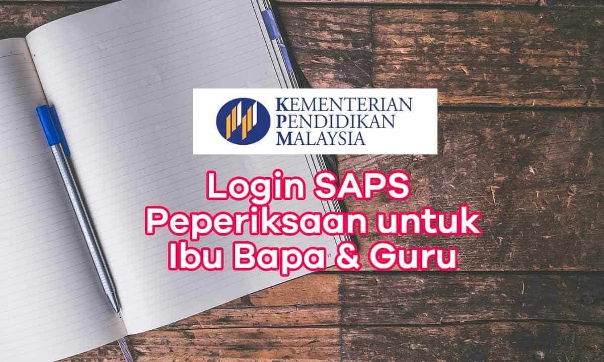 Login SAPS Ibu Bapa 2018 - Sistem Analisis Peperiksaan Sekolah ...